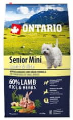 Ontario Senior Mini Lamb & Rice 6,5kg