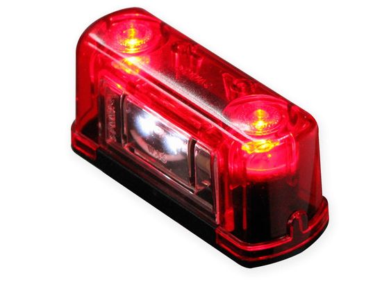 WAS Osvetlenie ŠPZ W53 (245) LED + pozičné svetlo, červené