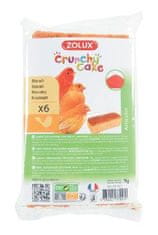 Zolux Sušienky vták Crunchy CAKE ACTICOLOR 6ks 75g