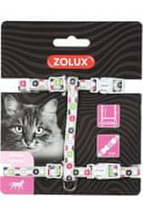 Zolux Postroj mačka ARROW nylon šedý