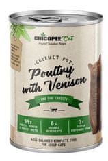 Chicopee Cat konz. Gourmet Pot Poultry + Venison 400g