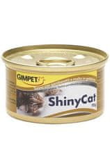 Gimpet Shiny cat konz. - tuniak, kreveta, maltóza 70 g