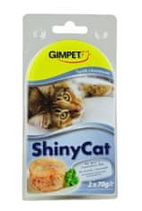 Gimpet mačka konz. ShinyCat tuniak / krevety 2x70g