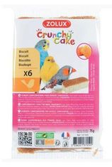 Zolux Sušienky vták Crunchy CAKE HONEY 6ks 75g