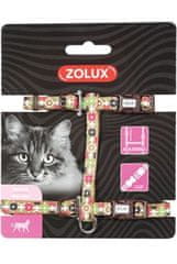 Zolux Postroj mačka ARROW nylon čokoládový