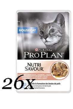 Purina ProPlan Cat vreciek. Housecat losos 26x85g