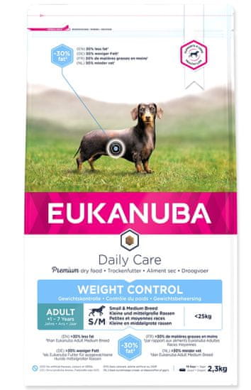 Eukanuba Adult Medium Weight Control 3kg