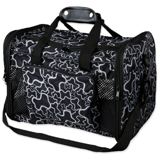 Trixie Nylonová prepravná taška ADRIA pre psov a mačky max. 7kg motív s kockami