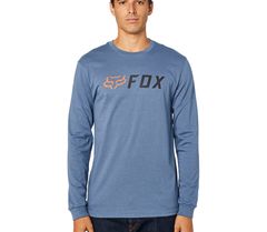 FOX tričko Apex Ls blue steel veľ. S
