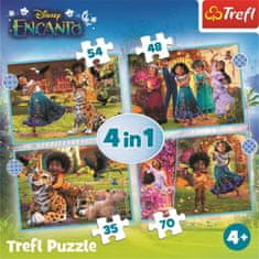 Trefl Puzzle Encanto 4v1 (35,48,54,70 dielikov)