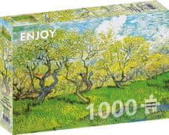 ENJOY Puzzle Vincent Van Gogh: Kvitnúce sad 1000 dielikov