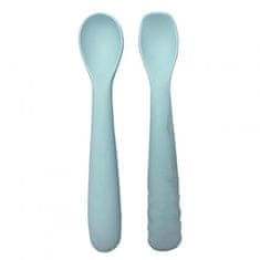 silikónové lyžičky B-Spoon Shape 2ks Pastel Blue