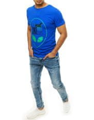 Dstreet pánske tričko s potlačou Benigno modrá XL