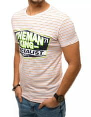 Dstreet pánske tričko s potlačou Ismael biela XL