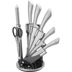Northix Súprava nožov s otočným stojanom - 7 dielov 
