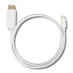 Qoltec USB 3.1 typ C samec / HDMI A samec | 4K | Alternatívny režim | 1 m