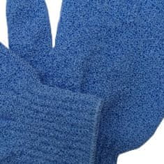 Max Peelingová rukavice GR004 masážne modrá
