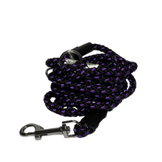 Palkar Prepínacie vodítko pre psov 250 cm x 8 mm čierno-fialová