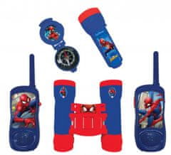 Lexibook Set Spiderman - vysielačky, ďalekohľad, baterka