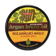 VIVACO Rozjasňujúce maslo Argan bronz oil so zlatými glitrami 200 ml