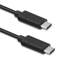 Qoltec Sieťová nabíjačka 20W | PD + kábel USB typu C samec | Kábel USB typu C samec | 1m