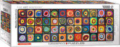 EuroGraphics Panoramatické puzzle Farebné kruhy 1000 dielikov