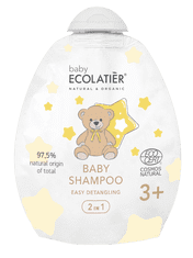 Ecolatier detský šampón 2v1 jednoduché rozčesávanie 3+ doy pack vrecko