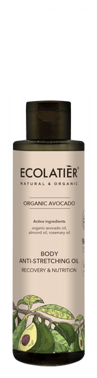 Ecolatier telový olej anti-stretch „obnova a výživa“ AVOKÁDO