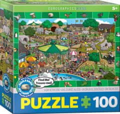 EuroGraphics Puzzle Deň v zoo 100 dielikov