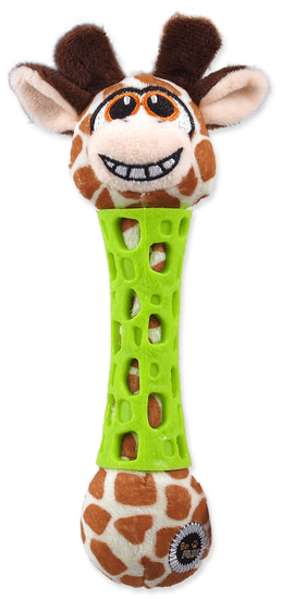 BeFUN hračka TPR + plyšová žirafa puppy