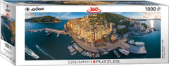 EuroGraphics Panoramatické puzzle Porto Venere, Taliansko 1000 dielikov