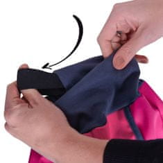 Unuo dievčenské softshellové nohavice s fleecom ružová 98/104