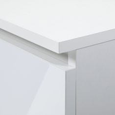 Akord Nočný stolík CL2 40 cm biely lesk