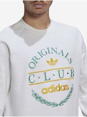 Adidas Mikiny bez kapuce pre mužov adidas Originals - biela L