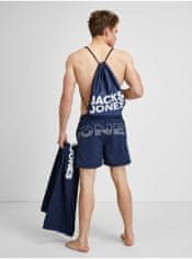 Jack&Jones Sada pánskych plaviek, uteráku a vaku v tmavomodrej farbe Jack & Jones Summer Beach S
