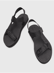 Tommy Hilfiger Čierne pánske sandále Tommy Hilfiger 45