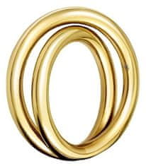 Calvin Klein Pozlátený oceľový prsteň Continue KJ0EJR1001 (Obvod 52 mm)