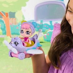 TM Toys Kindi Kids Minis bábika Rainbow Kate s lietadlom