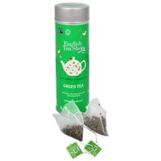 English Tea Shop Čistý zelený čaj BIO 15 pyramidek v plechovke