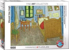 EuroGraphics Puzzle Spálne van Gogha v Arles 1000 dielikov