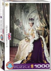 EuroGraphics Puzzle Kráľovná Alžbeta II. 1000 dielikov