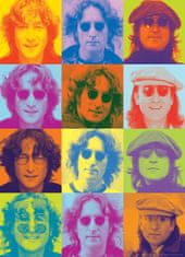 EuroGraphics Puzzle Farebné portréty Johna Lennona 1000 dielikov