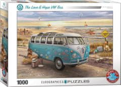 EuroGraphics Puzzle VW Bus - Láska a nádej 1000 dielikov