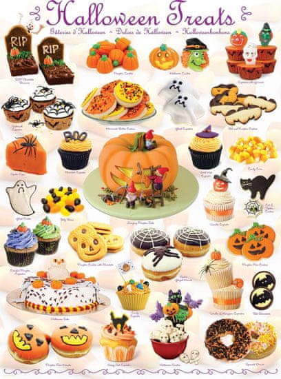 EuroGraphics Puzzle Halloweenskej sladkosti 1000 dielikov