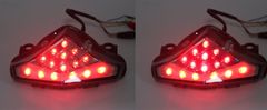SEFIS Zadné svetlo LED Kawasaki ER-6 2012-2016 číre
