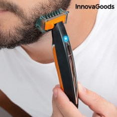 InnovaGoods Nabíjací elektrický zastrihávač vlasov a fúzov, 3 v 1
