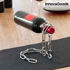 InnovaGoods Dizajnový stojan na víno, reťaz