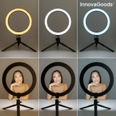 InnovaGoods Selfie svetelný prsteň so statívom a ovládačom Youaro