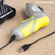 InnovaGoods Elektrický bezdrôtový skrutkovač Drivelite s príslušenstvom