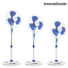 InnovaGoods Stojanový ventilátor, 50 W, modrobiely